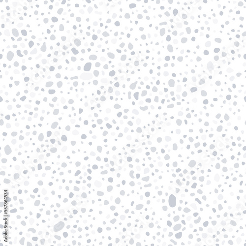 Seamless grey vector background. Blob spots texture. © Tupungato