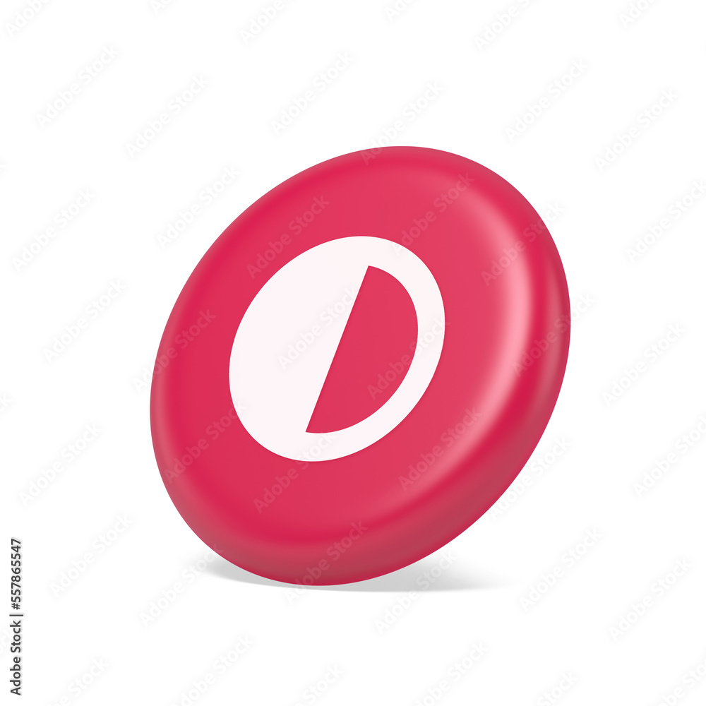 Brightness contrast button display control connection web app 3d isometric realistic icon Brightness contrast button display control connection web app 3d isometric realistic icon