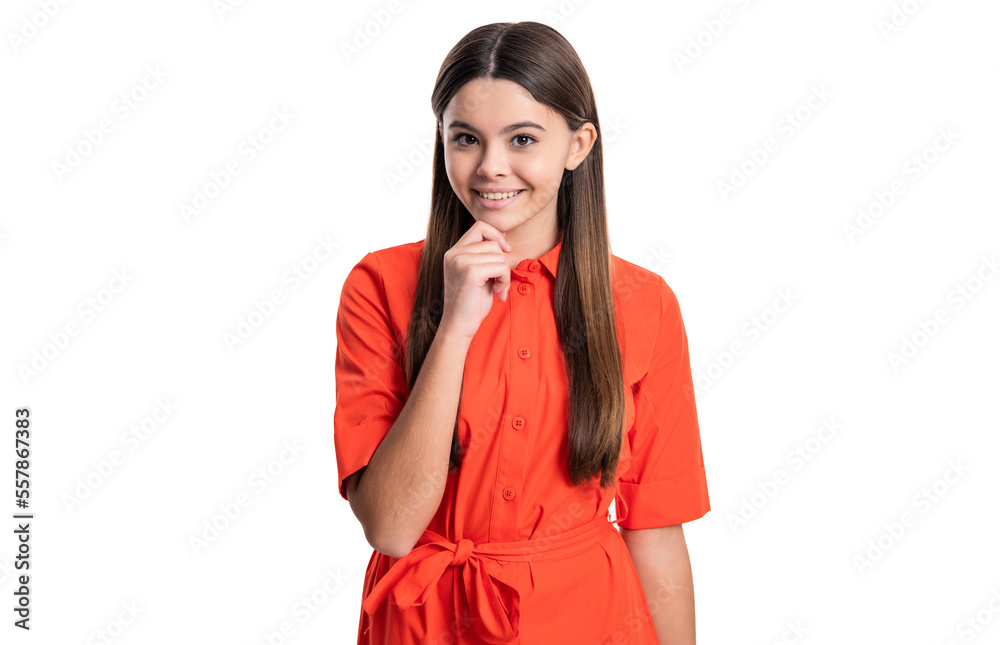 cheerful teen girl isolated on white background. portrait of cheerful teen girl in tshirt. cheerful teen girl isolated on white background. portrait of cheerful teen girl in tshirt.