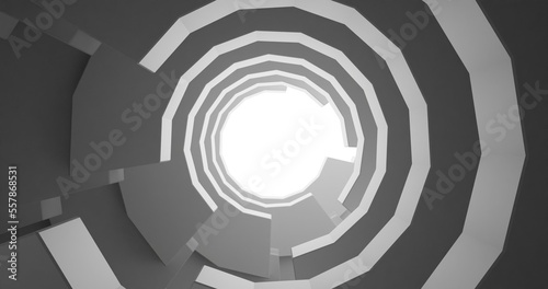abstract 3d tunnel background