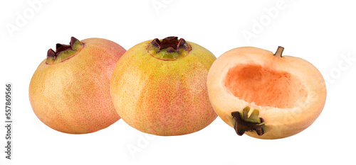 Syzygium jambos or rose apple on transparent png