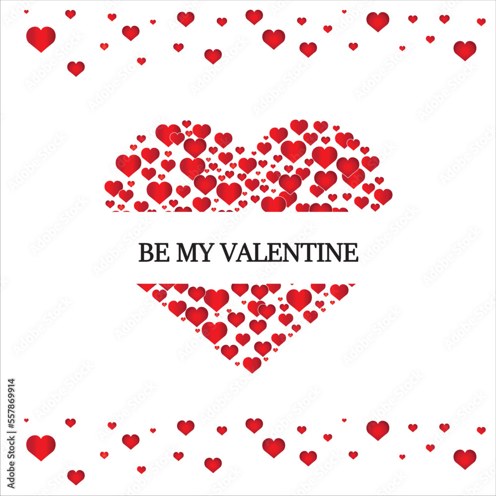 be my valentine, february 14 icon, vector, illustration