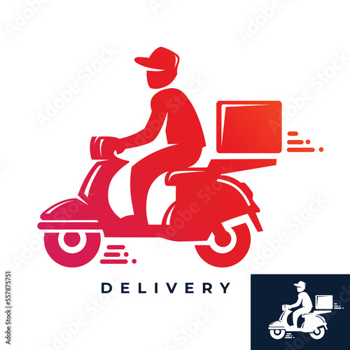 A man is riding a scooter