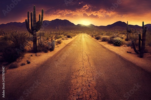 Road through the Desert  (G...