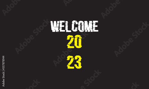 welcome 2023 t shirt design