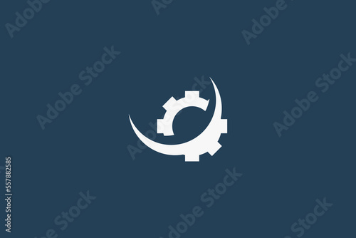 Illustration vector graphic of engineering gear