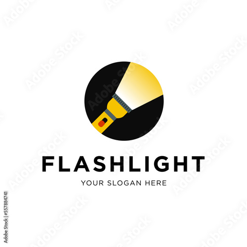 flashlight icon or logo isolated sign symbol vector illustration. 
