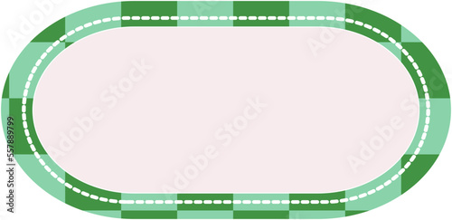 cute checkers banner masking tape label decoration