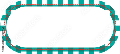 cute checkers banner masking tape label decoration