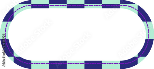 cute checkers banner masking tape label decoration