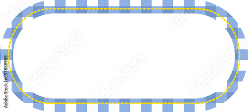 cute checkers banner masking tape label decoration