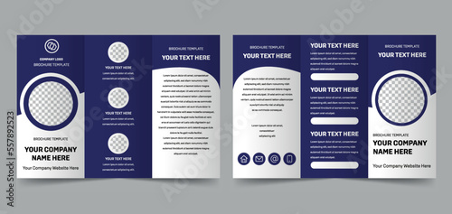 modern style brochure template, multiple pages for your business presentation
