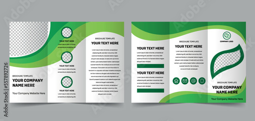 modern style brochure template, multiple pages for your business presentation
