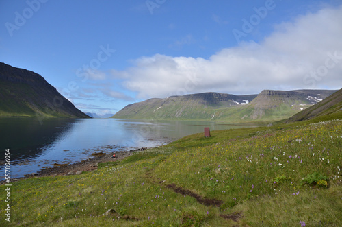 Paysage du Hornstrandir, Islande photo