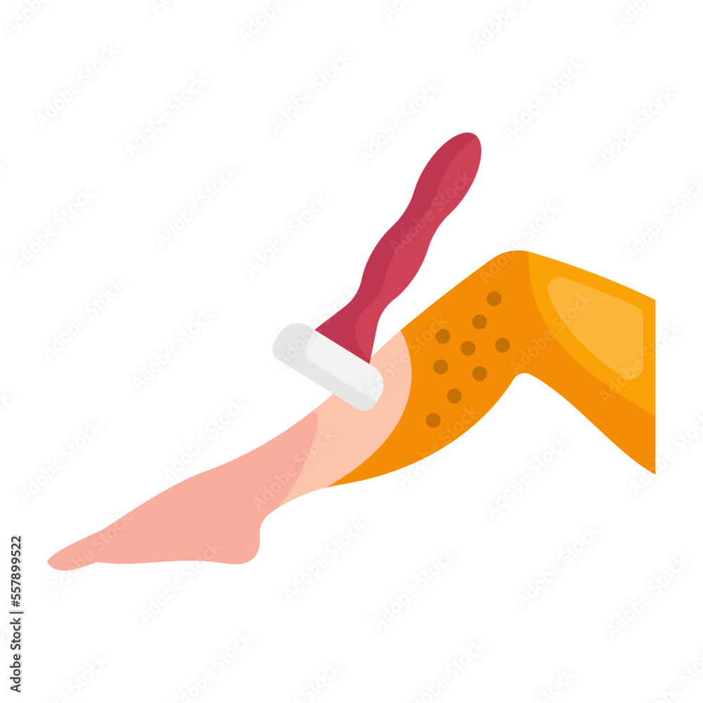 private parts hair removal service vector icon design, beauty and