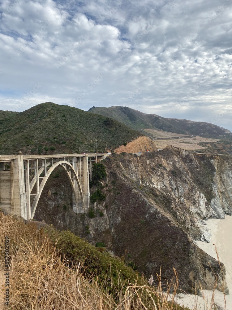 old bridge over the river