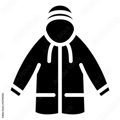 raincoat icon illustration