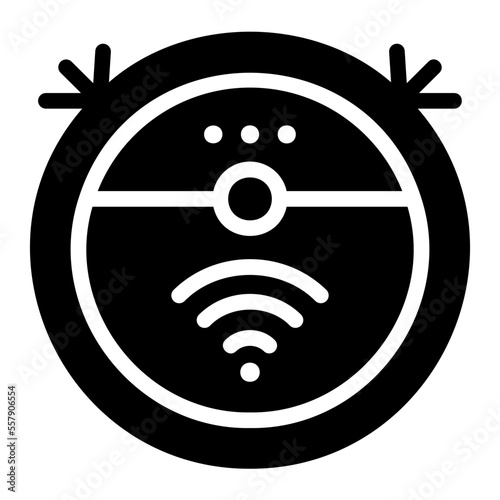 vaccum glyph icon