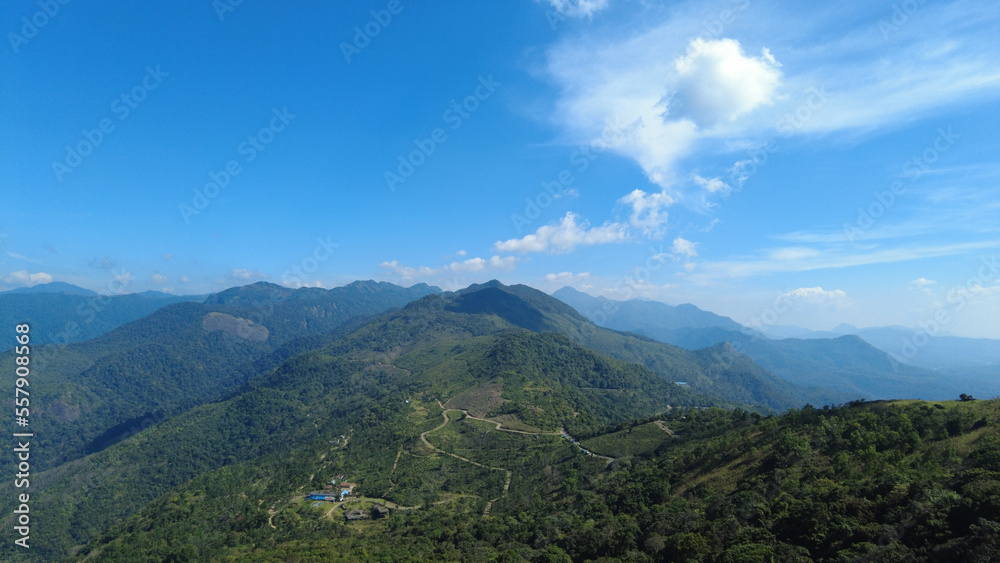 Ponmudi hill station, western ghats mountain range, Thiruvananthapuram, Kerala