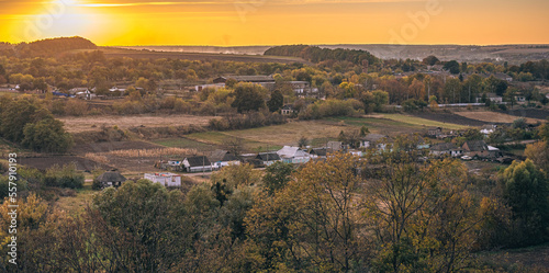 Autumn sunset