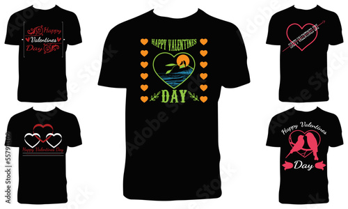 Valentine's Day T Shirt Design Bundle 