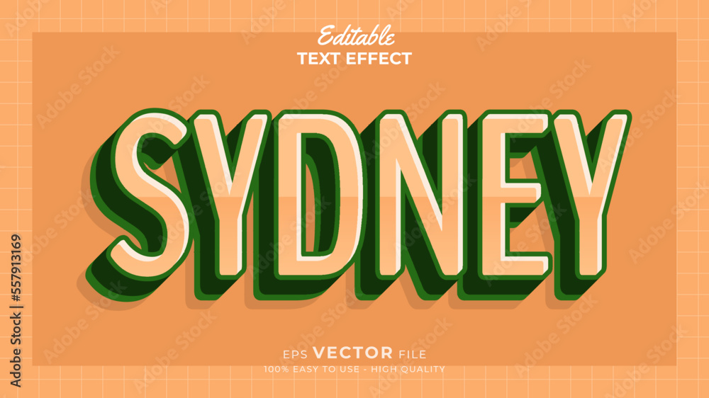 Australia Day Text effect editable premium with cartoon style Australia Day Text effect editable premium with cartoon style