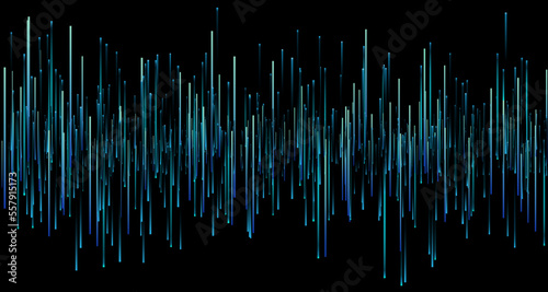 Blue forward beam, the background of science and technology. Vector illustration