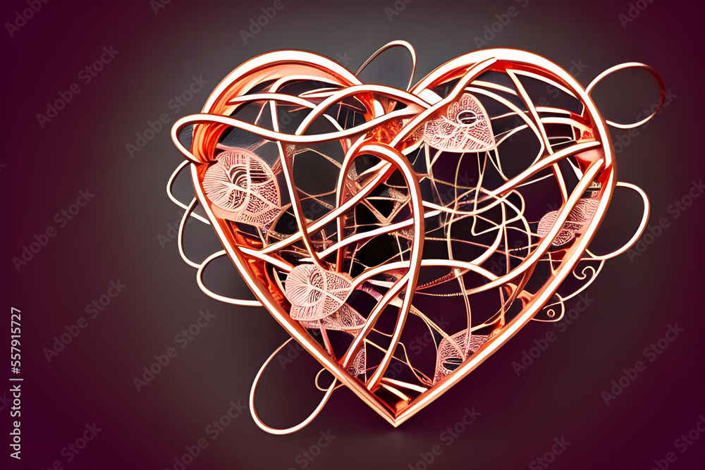 the shape of a heart rose gold the shape of a heart rose gold