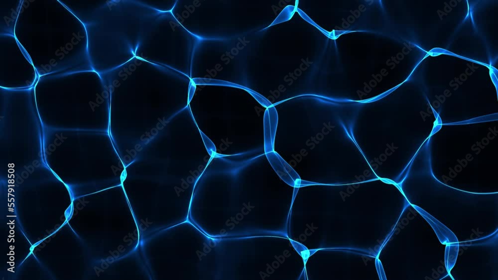 4K animated background imitating the effect of caustics from water at the bottom of the sea