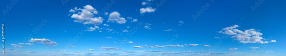 Panorama Blue sky and white clouds. Bfluffy cloud in the blue sky background Panorama Blue sky and white clouds. Bfluffy cloud in the blue sky background