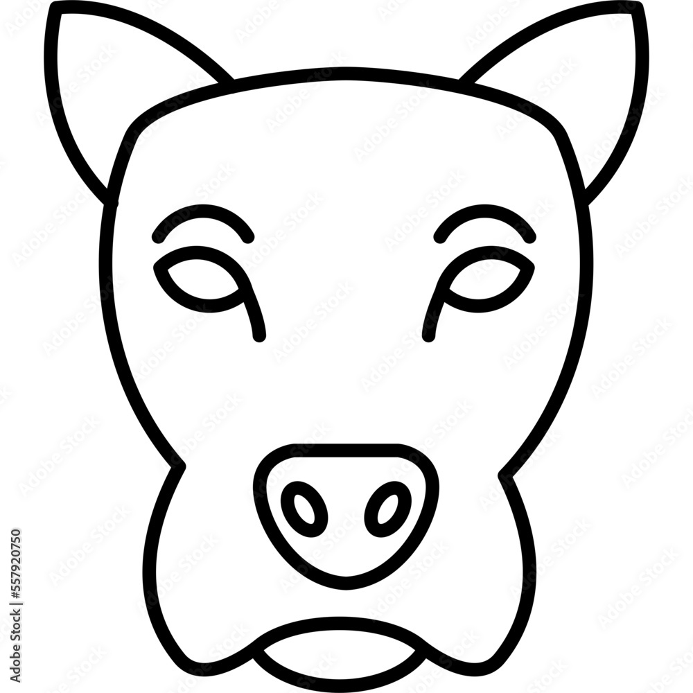 Obraz premium Dog Icon
