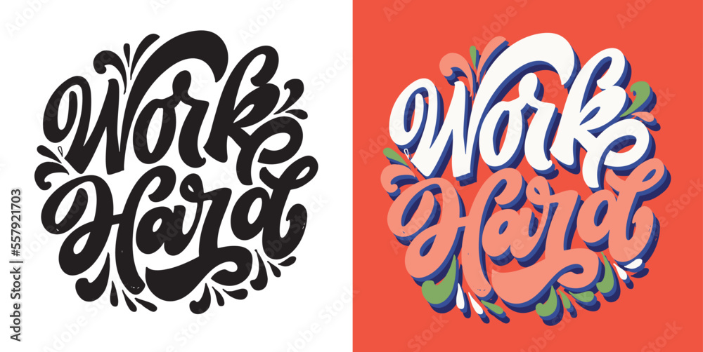 Obraz premium Cute lettering postcard about life, t-shirt design, mug print.