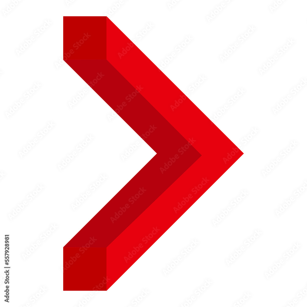 Direction Arrow Symbol on Transparent Background Direction Arrow Symbol on Transparent Background