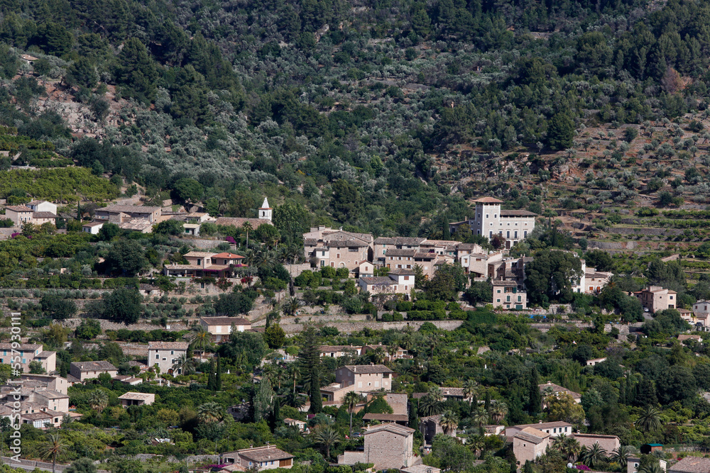 Fornalutx village in the Sierra tramontana, Majorca