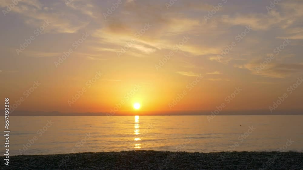Beautiful orange sunset in Turkey. Beautiful orange sunset in Turkey.