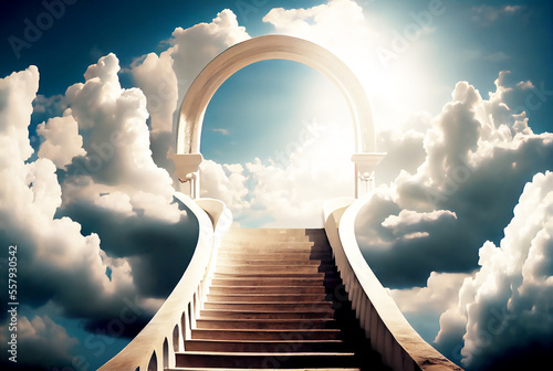 Photographie Stairway leading to heaven door