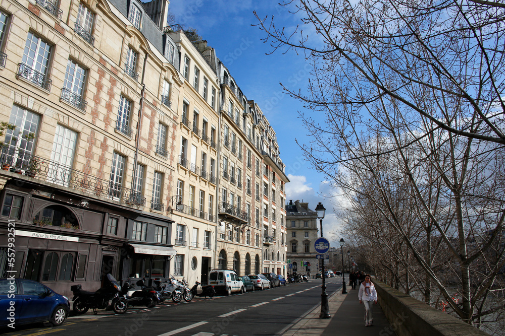 Embankment on the Ile de la CitŽ, Paris