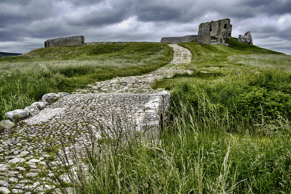 Historic Duffus Castle near Elgin, Moray Historic Duffus Castle near Elgin, Moray