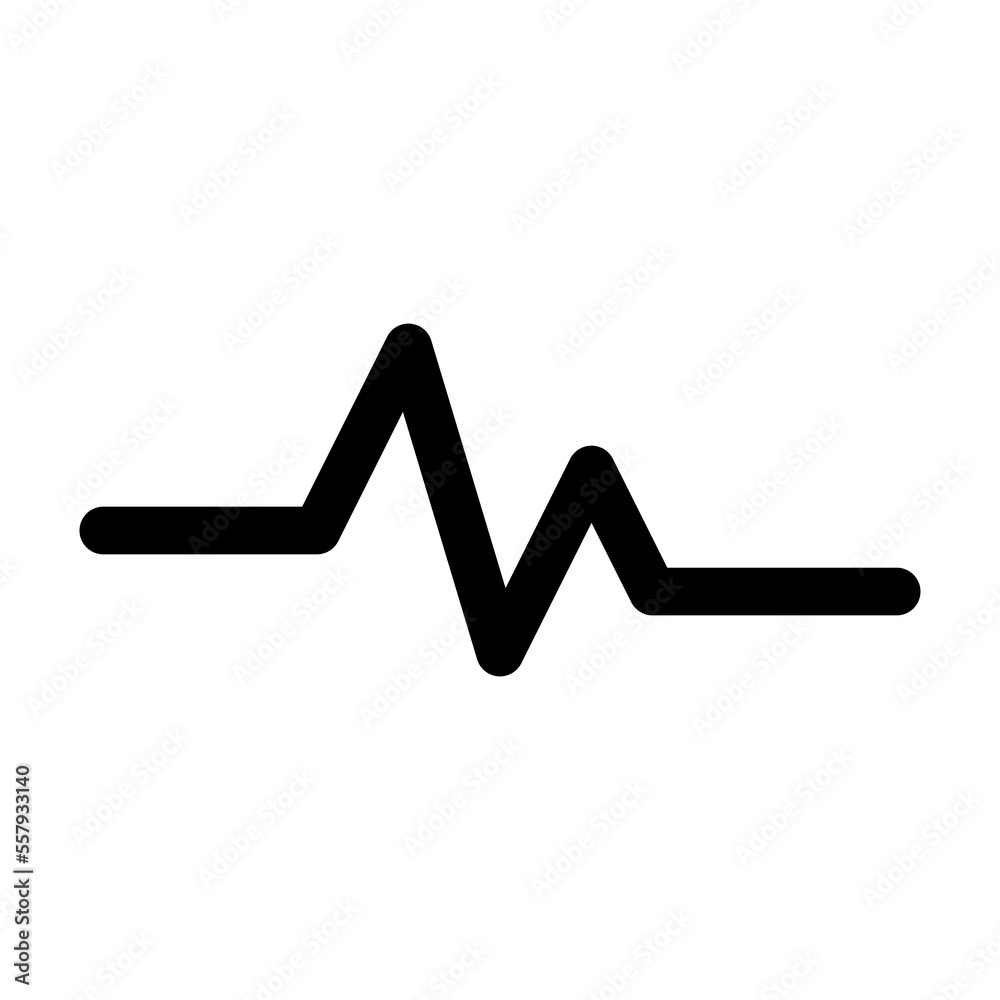 Pulse icon line isolated on white background. Black flat thin icon on modern outline style. Linear symbol and editable stroke. Simple and pixel perfect stroke vector illustration. Pulse icon line isolated on white background. Black flat thin icon on modern outline style. Linear symbol and editable stroke. Simple and pixel perfect stroke vector illustration.
