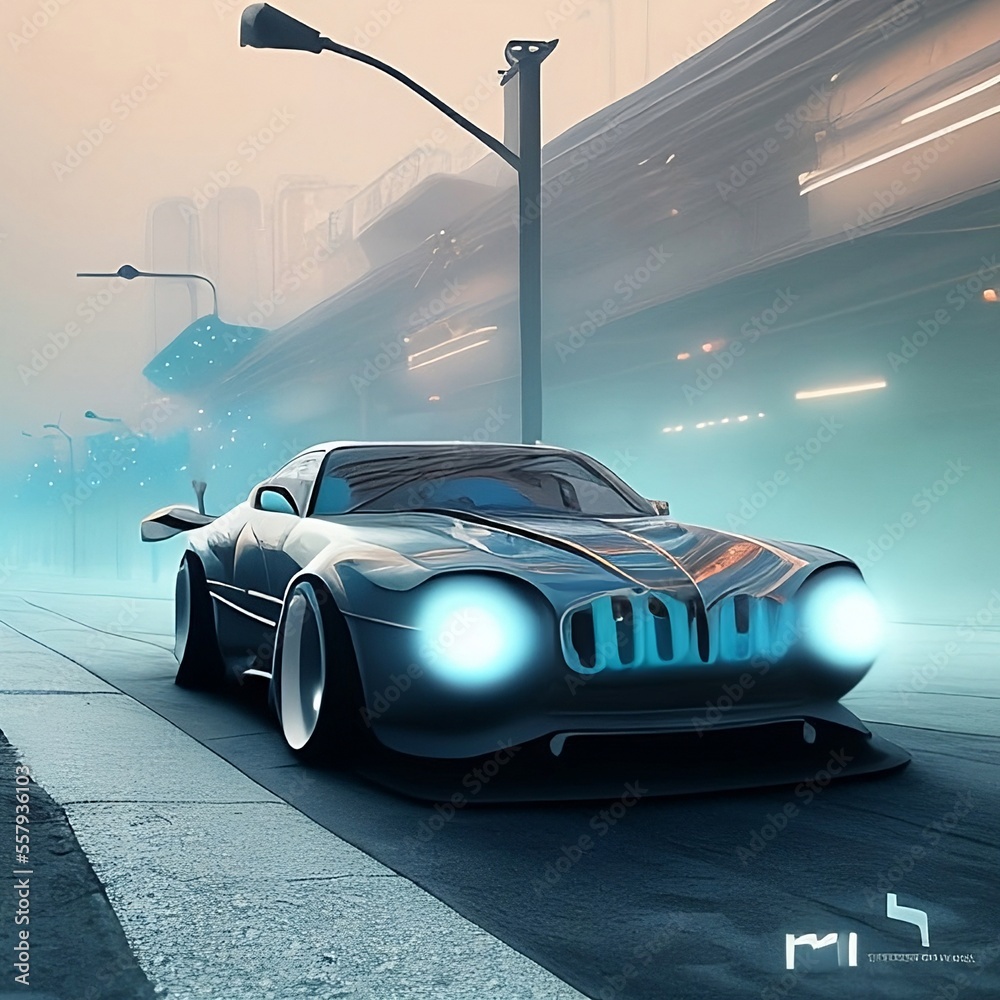 Cyberpunk Supercar Desktop Wallpaper - Supercar Wallpaper 4K