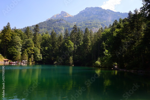 The Blausee is a lake in Bernese Oberland  Kandergrund