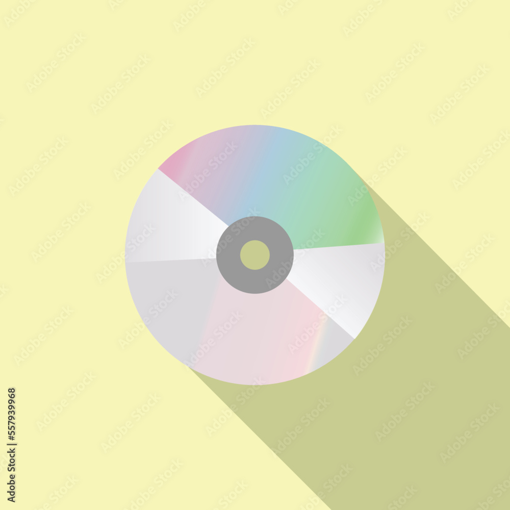 A disk isolated vector illustration. A disk isolated vector illustration.