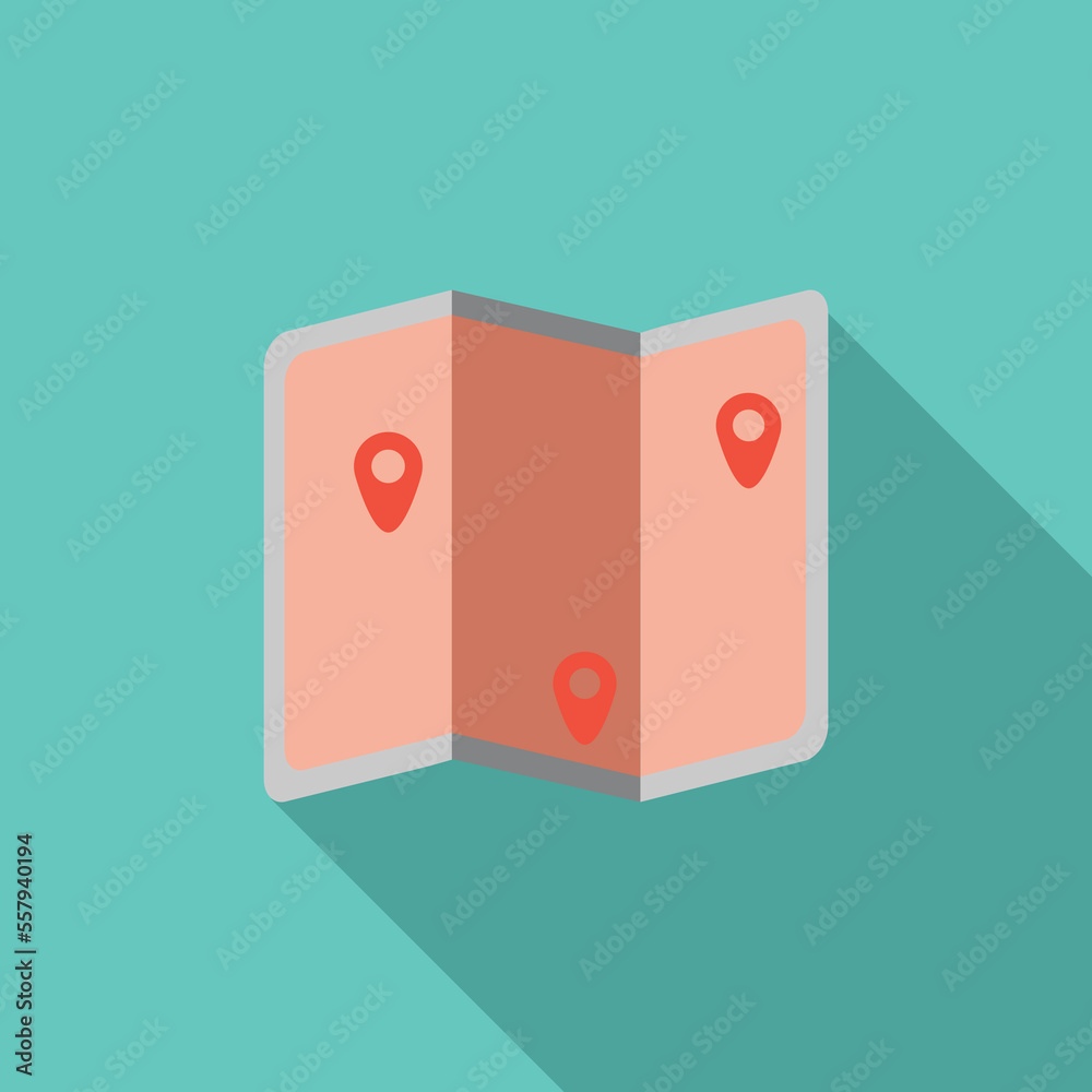 City Map Flat Icon Design vector illustration City Map Flat Icon Design vector illustration