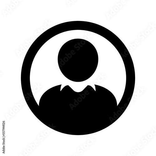 User icon in flat style, Person icon, User icon for web site, User icon vector illustration