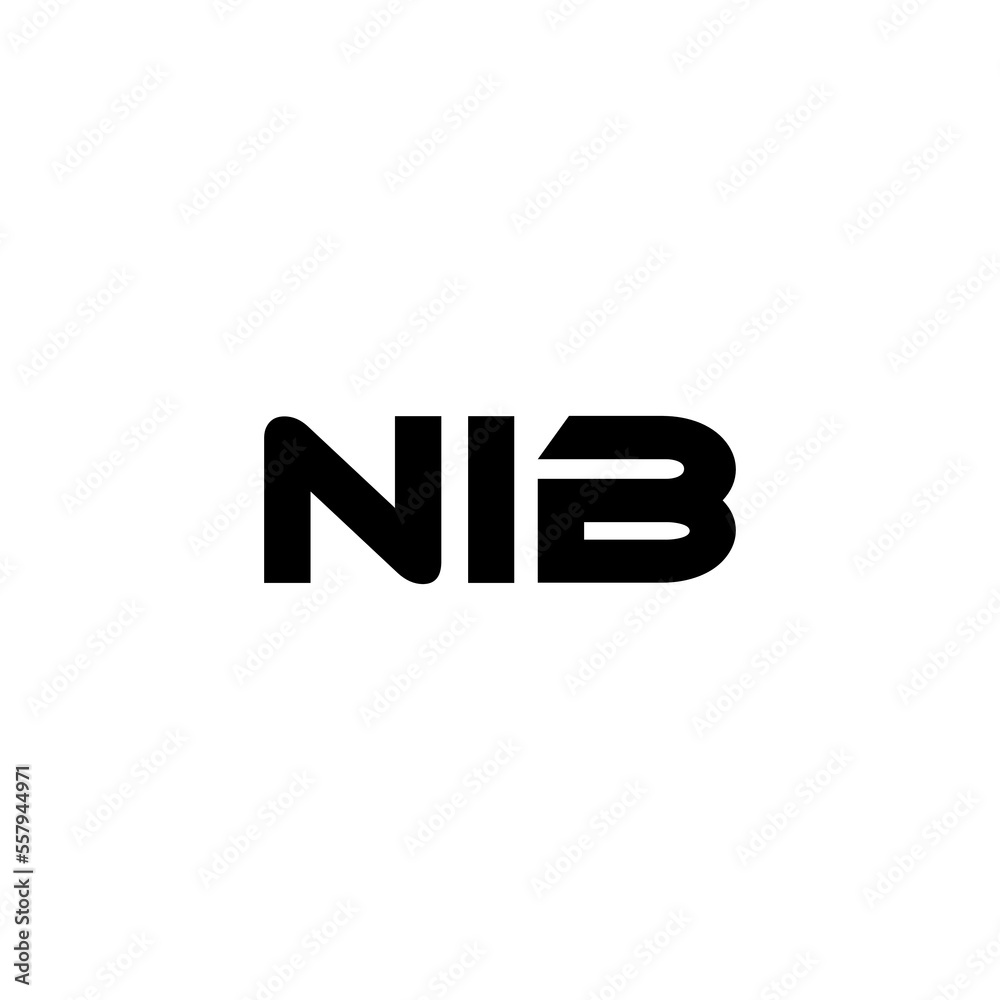 NIB letter logo design with white background in illustrator, vector logo modern alphabet font overlap style. calligraphy designs for logo, Poster, Invitation, etc. NIB letter logo design with white background in illustrator, vector logo modern alphabet font overlap style. calligraphy designs for logo, Poster, Invitation, etc.