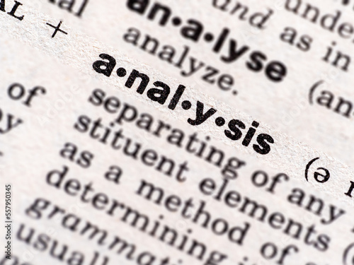 definition of the word analysis