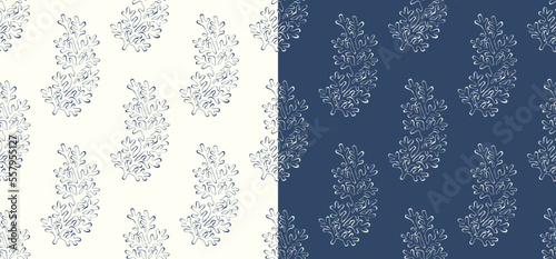 Seamless vector tropical pattern with corals. Perfect for wallpapers, web page backgrounds, surface textures, textile.