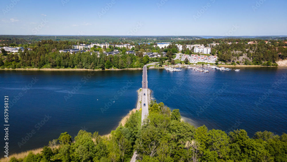 Pont vers Vaxholm