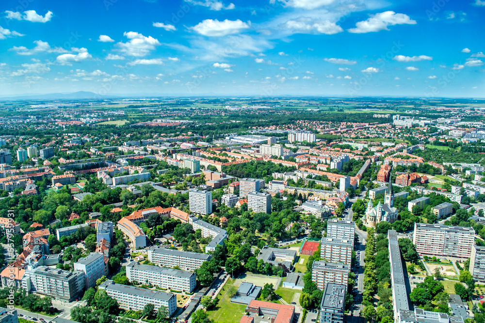 Wrocław, miasto, panorama