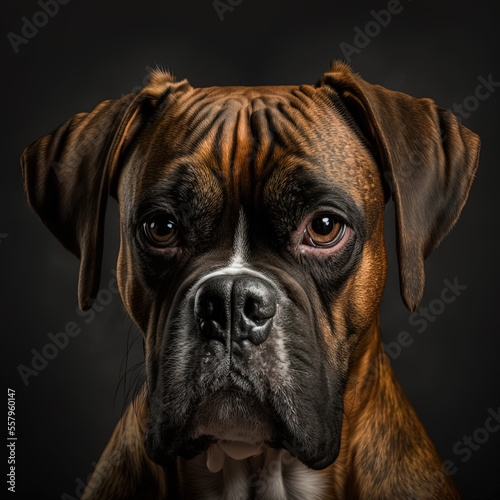 Boxer dog brindle